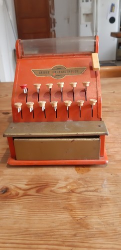 Jouet ancien caisse - ancien,